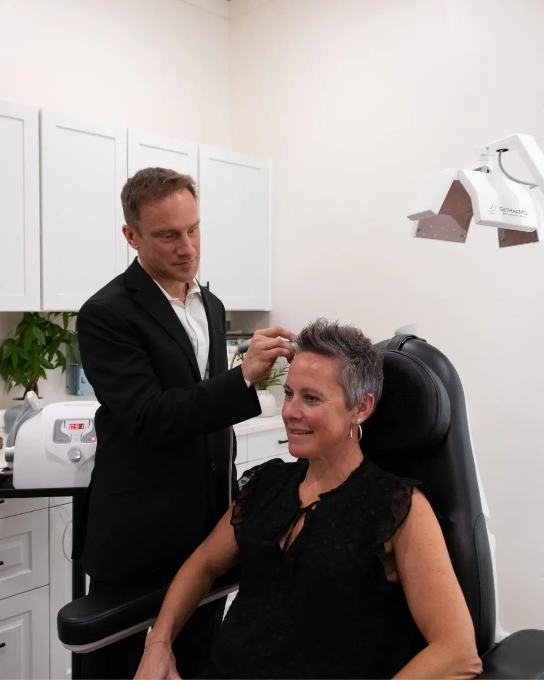 Physician-led hair restoration treatment at Elevate You Wellness and Aesthetics in Dayton, Ohio